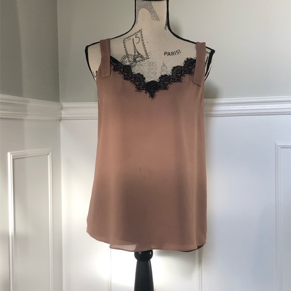 Babaton Sleeveless Blouse with Lace - Picture 1 of 5
